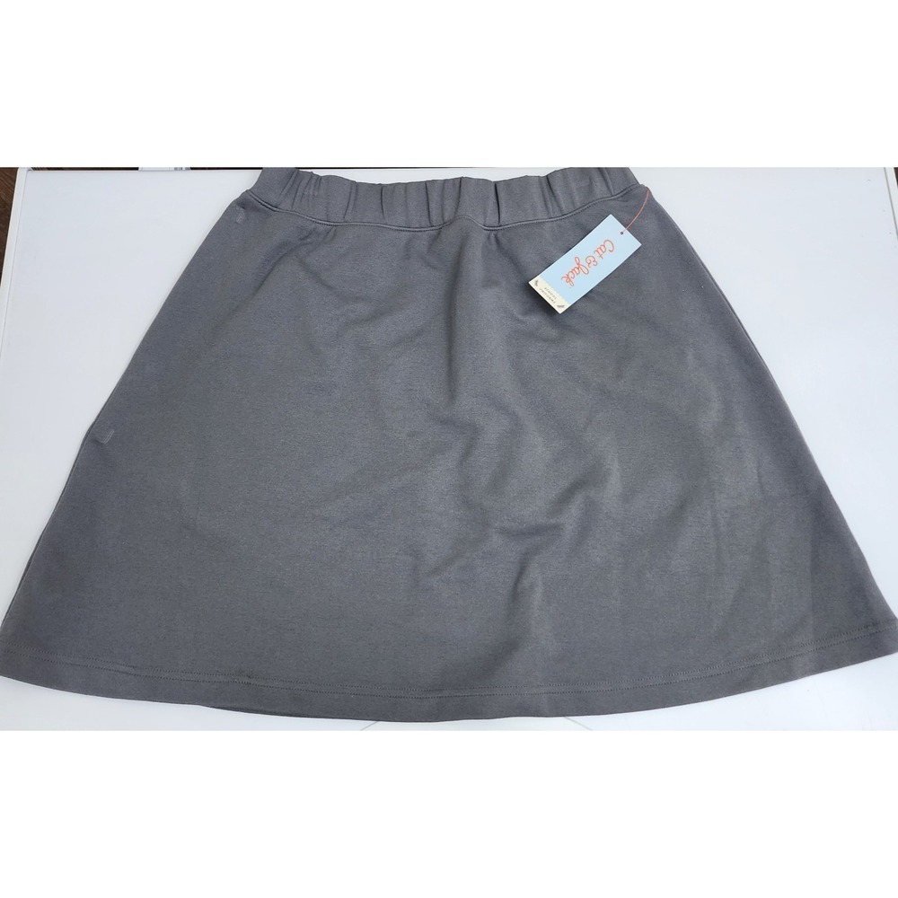 Cat And Jack Girl Xxl 18 Gray School‎ Uniform Skirt Soft Strechy NWT